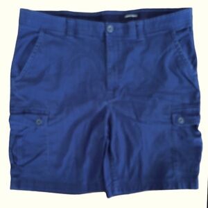 St John’s Bay navy stretch cargo shorts MNS 42 preppy nautical